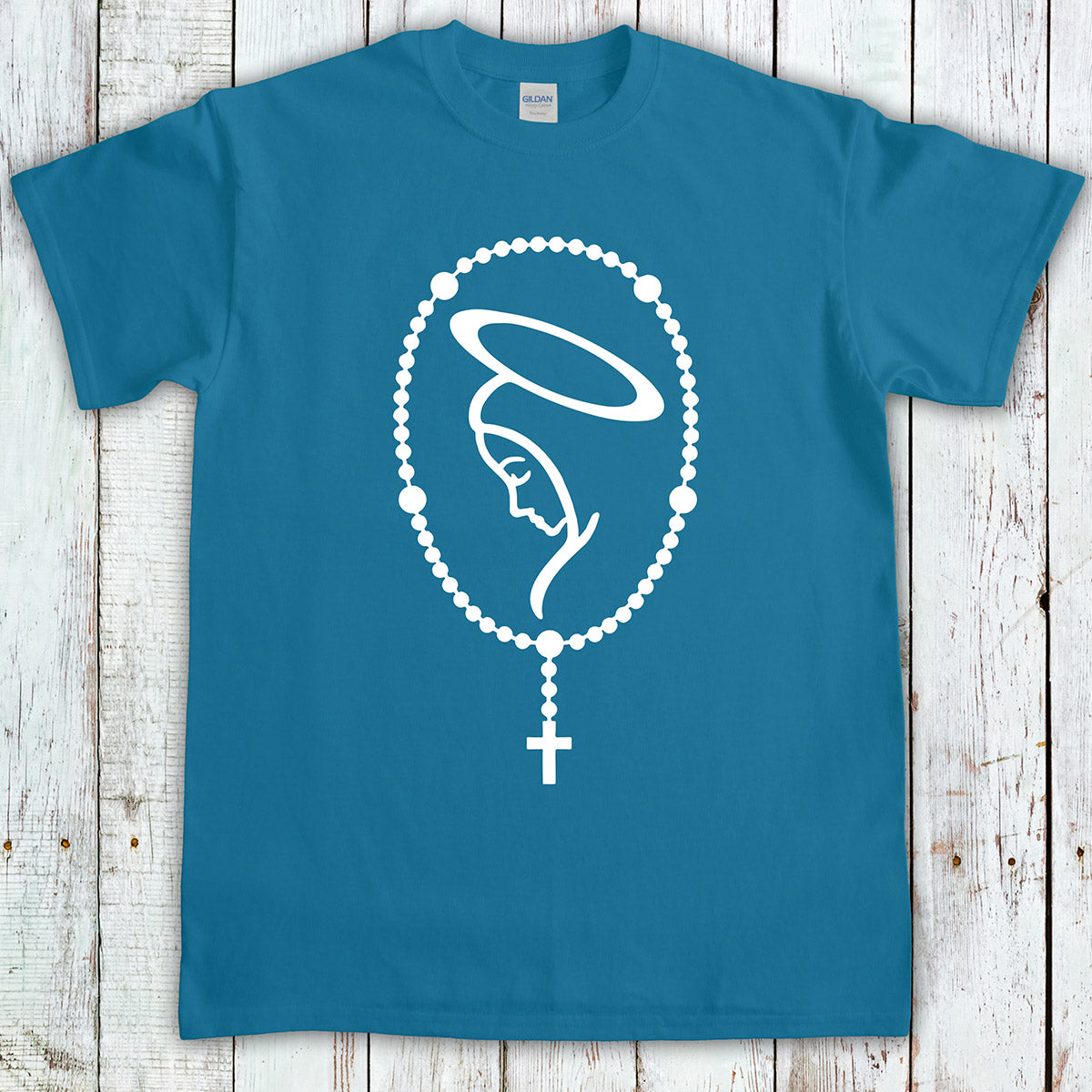 Holy Rosary T-Shirt – Catholic E-Store, image size:1200x1200