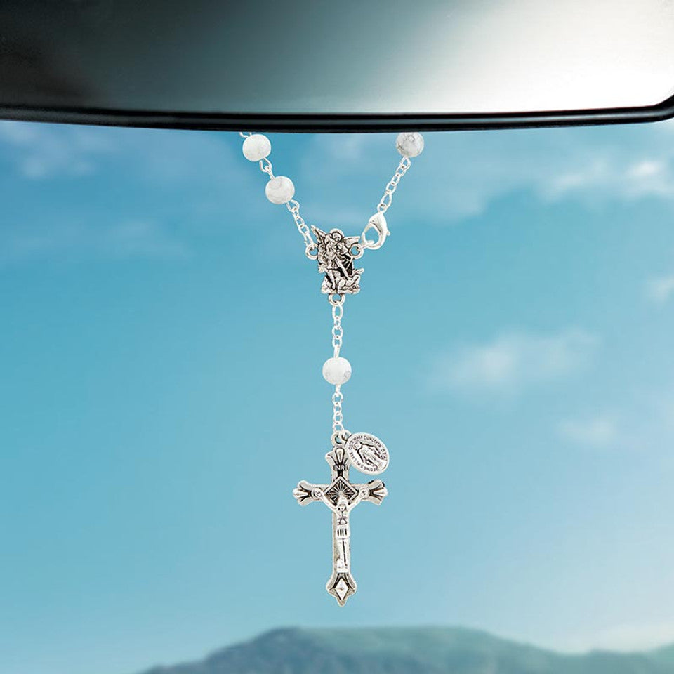 FREE St. Michael Auto Rosary – Catholic E-Store