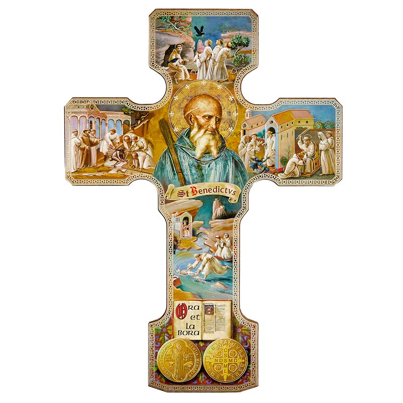 Saint Benedict Wall Cross Catholic EStore