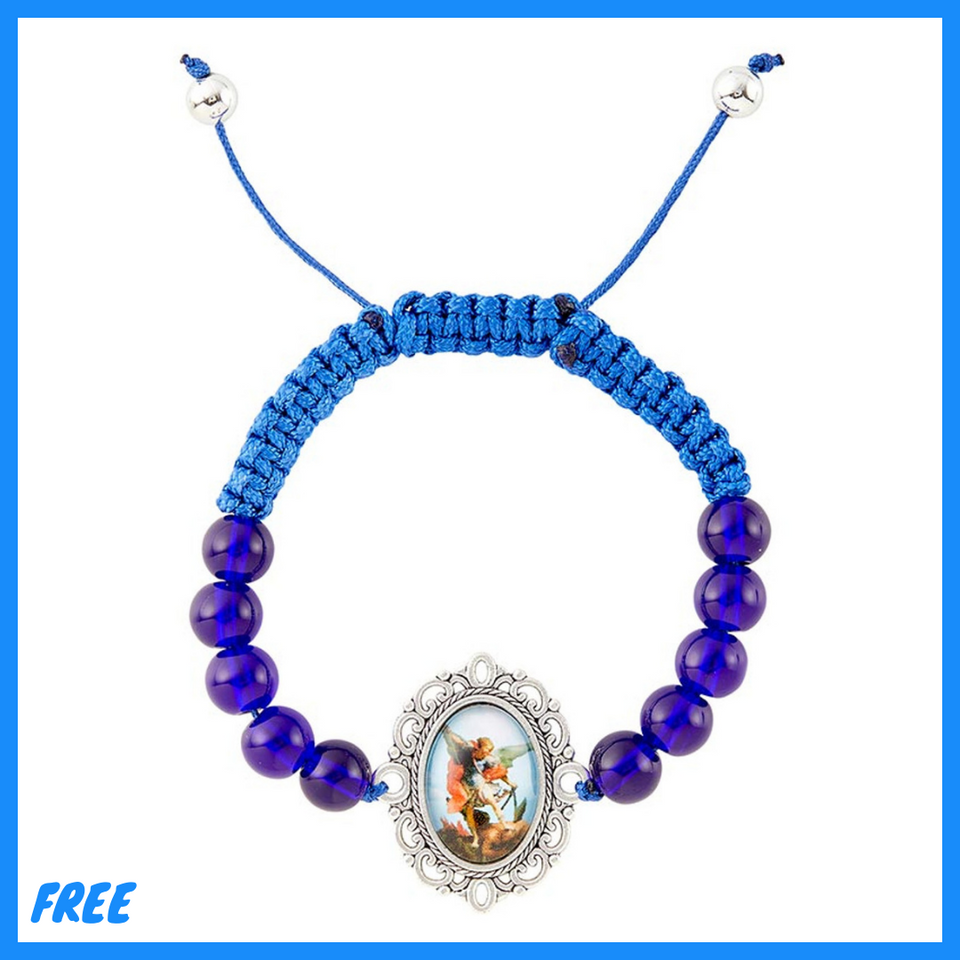 FREE St. Michael Cord Bracelet