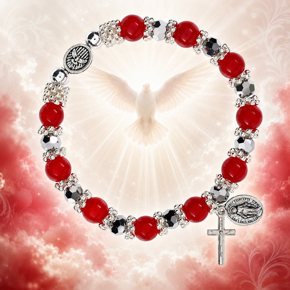 FREE Holy Spirit & Miraculous Medal Bracelet