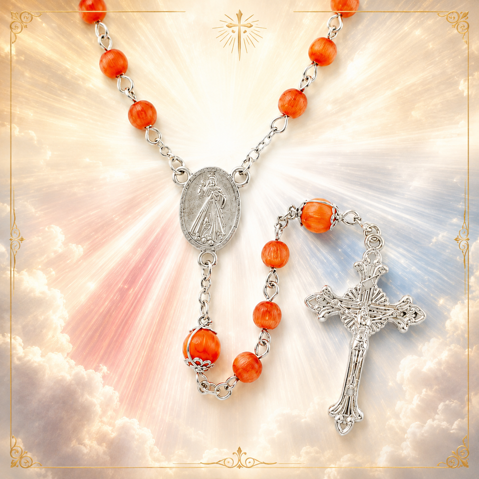 FREE Divine Mercy Wire Wrapped Rosary