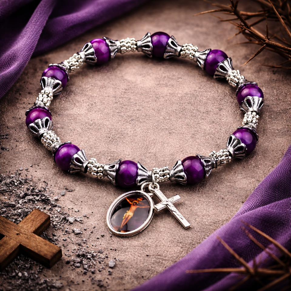 FREE Lenten Devotion Cross Bracelet
