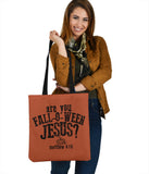'Fall-O-Ween Jesus' Tote Bag
