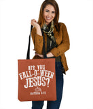'Fall-O-Ween Jesus' Tote Bag