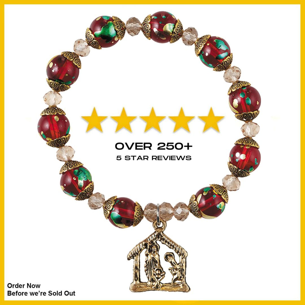 Nativity online scene bracelet