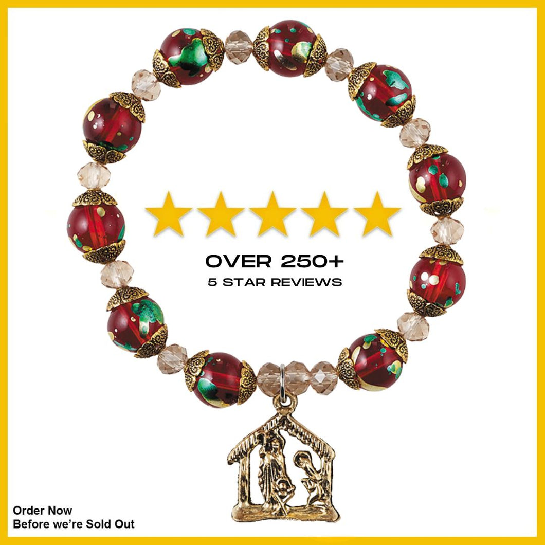 FREE Nativity Rosary Bracelet