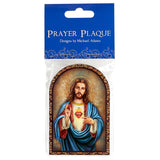 Sacred Heart Arched Plaque