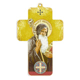 Saint Benedict Wood Wall Cross