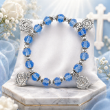 Roses of Mary Crystal Devotional Bracelet