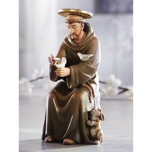 6"H Saint Francis Figurine