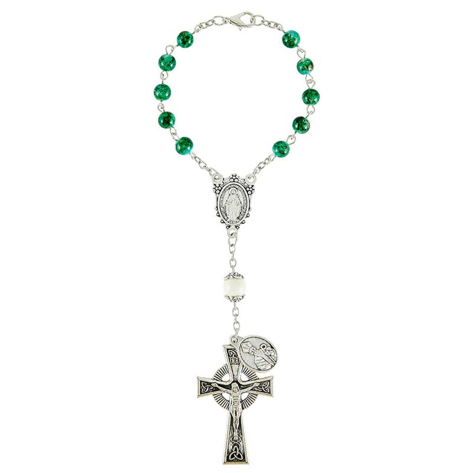 Irish St. Patrick Auto Rosary