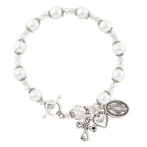 FREE Pearl Rosary Bracelet