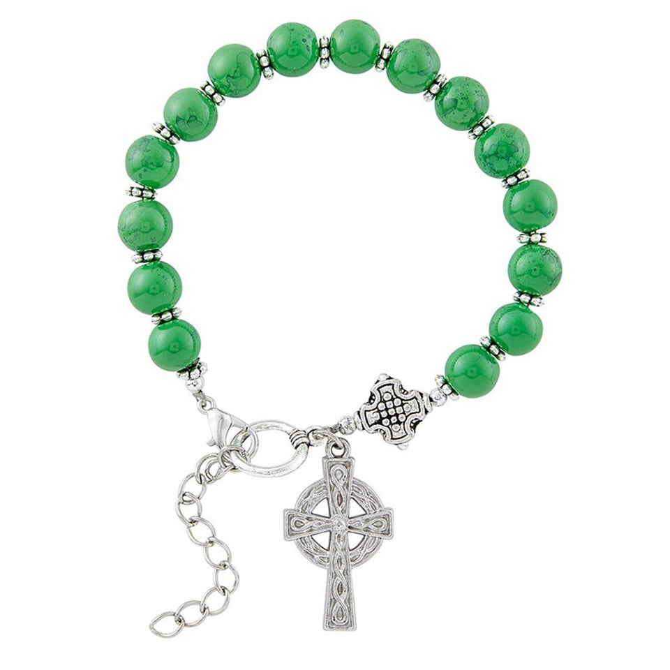 FREE Irish Bracelet With Celtic Cross