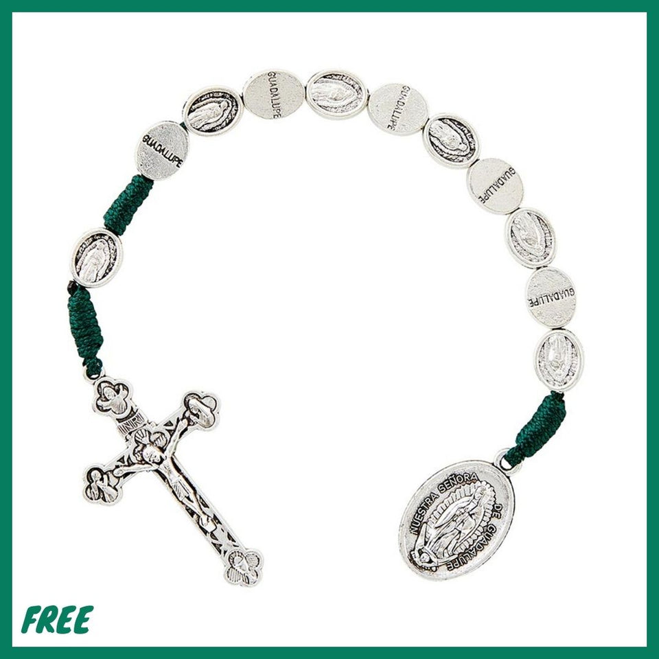 FREE Our Lady of Guadalupe One-Decade Medals Rosary
