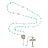 FREE Aqua Pearl and Crystal Miraculous Rosary