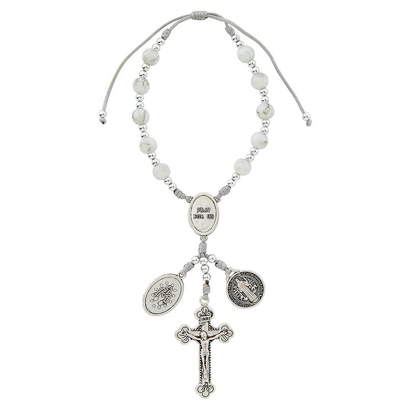 FREE St. Christopher Marbled Auto Rosary