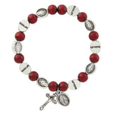 FREE Red Our Lady of Guadalupe Rosary Bracelet