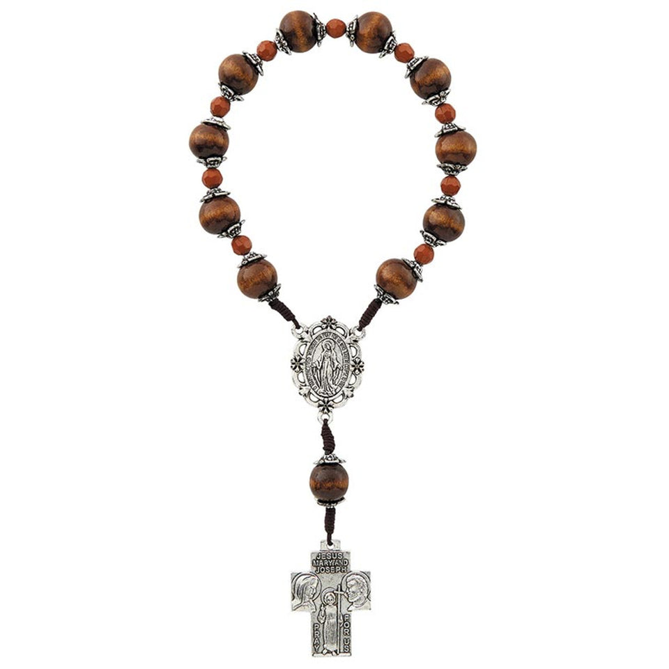 FREE Miraculous Wood One Decade Rosary