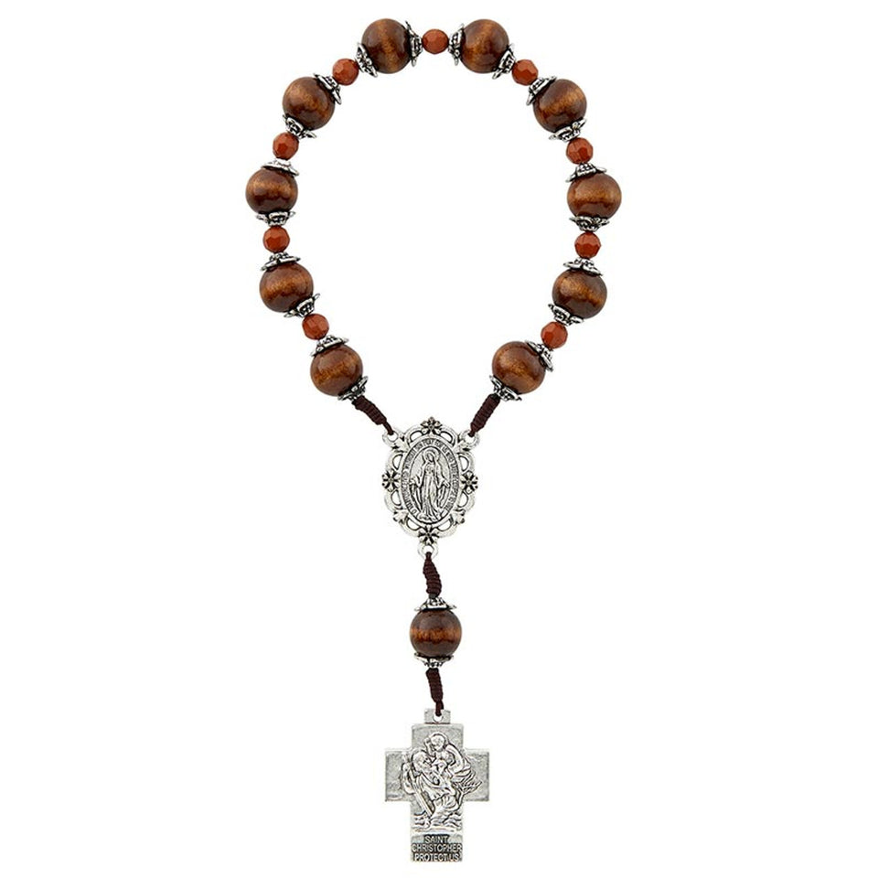 FREE Miraculous Wood One Decade Rosary