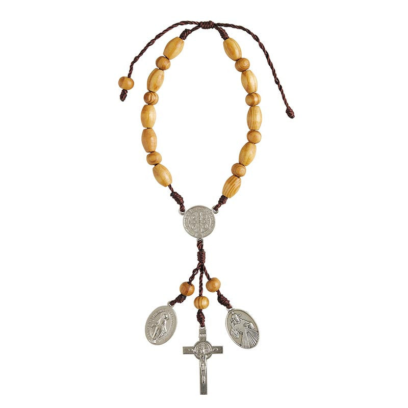 FREE Olive Wood Finish Door Knob Rosary
