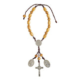FREE Olive Wood Finish Door Knob Rosary
