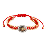 FREE Divine Mercy Braided Gold Bracelet