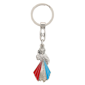 Divine Mercy Enamel Key Chain