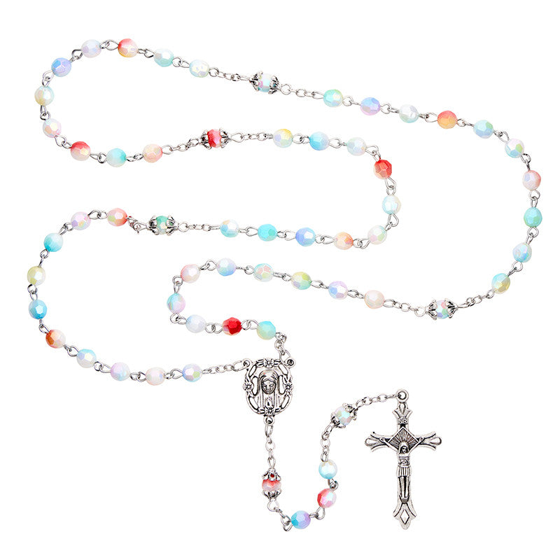 FREE Mary Colorful Rosary