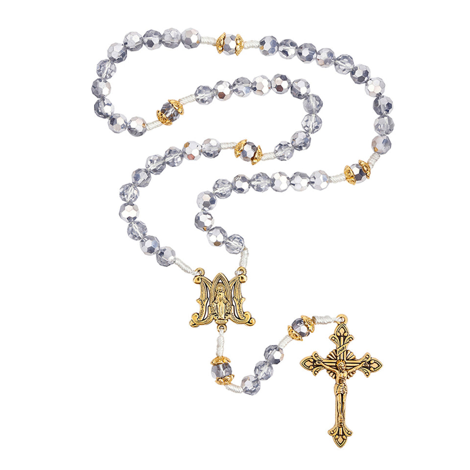 FREE Crystal Miraculous Cord Rosary
