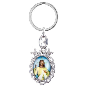Divine Mercy Doves Key Chain