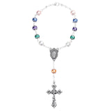 FREE Colorful Pearl Miraculous Auto Rosary