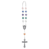 FREE Colorful Pearl Miraculous Auto Rosary