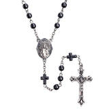 FREE Hematite Sacred Heart Rosary