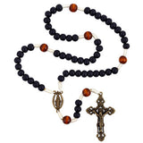 Antique Bronze Miraculous Cord Rosary