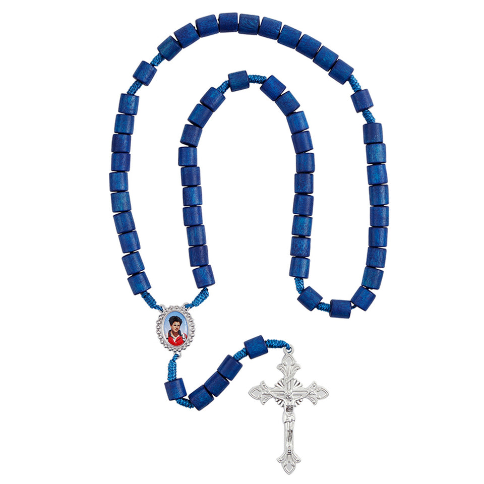 St. Carlo Acutis Blue Cord Rosary