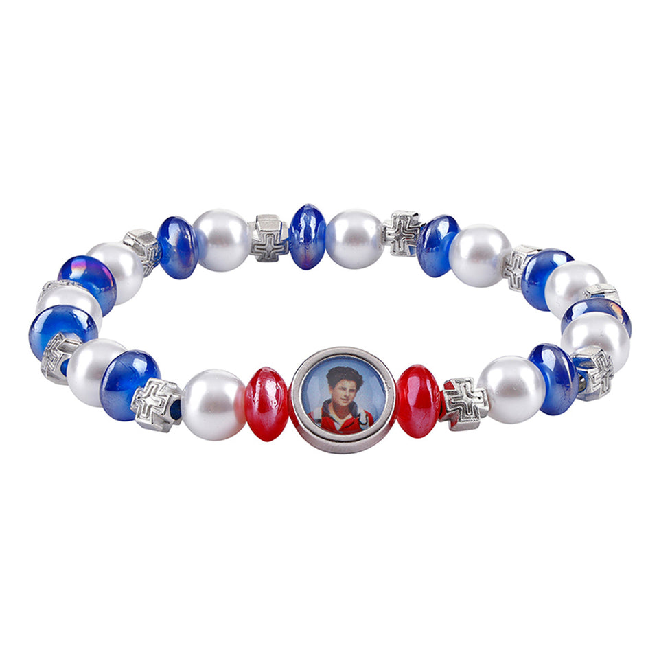 FREE St. Carlo Acutis Pearl Bracelet