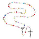 FREE Multicolor Guardian Angel Stripe Bead Rosary