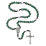 FREE Our Lady of Guadalupe Splatter Bead Cord Rosary