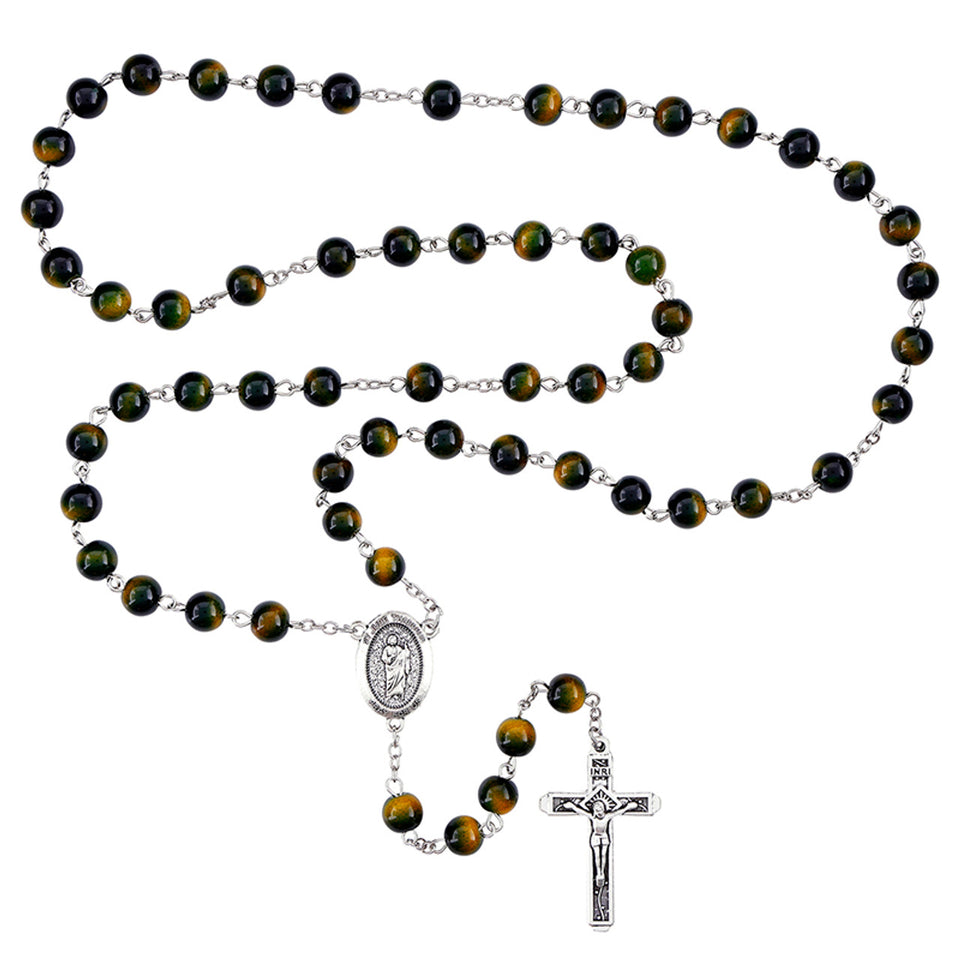 FREE St. Jude Marble Bead Rosary
