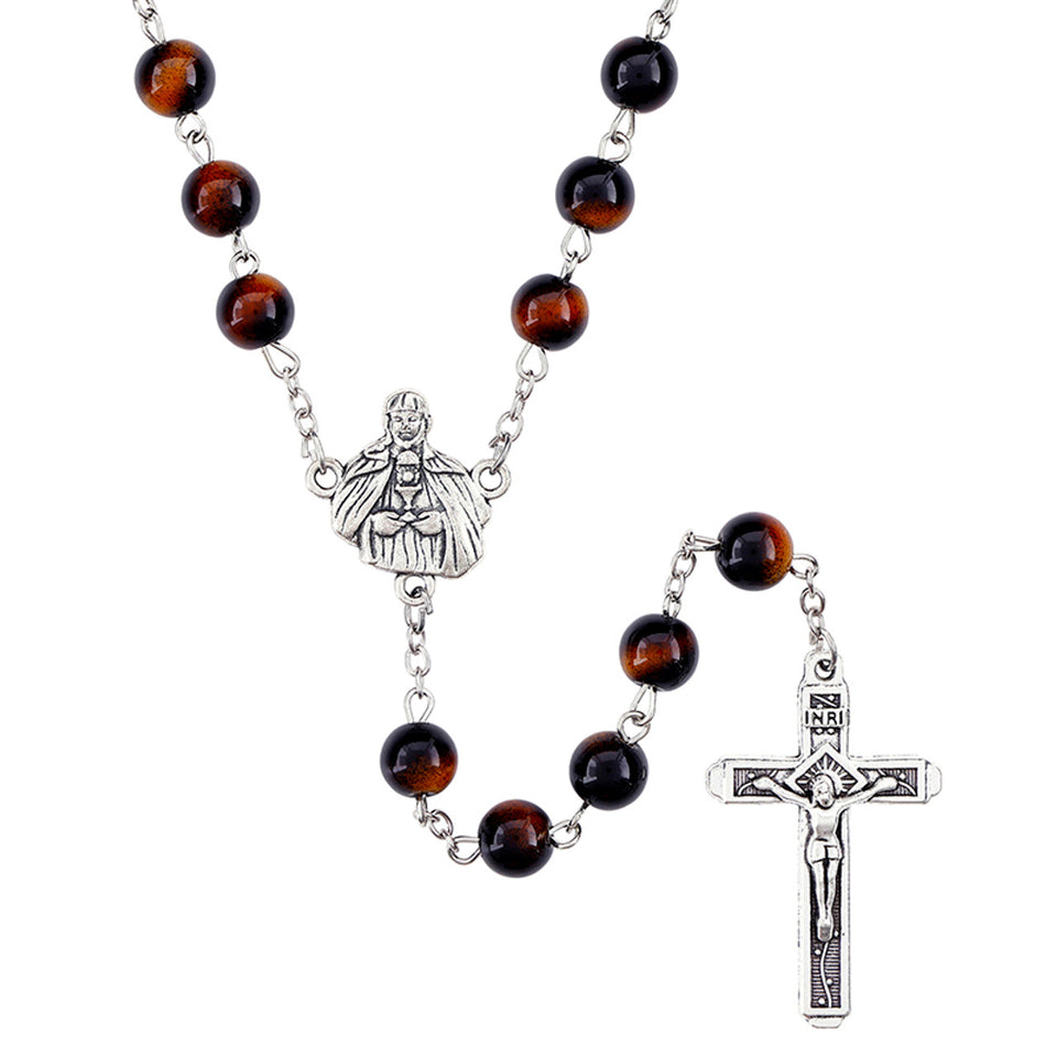 FREE St. Francis/St. Clare Marble Bead Rosary