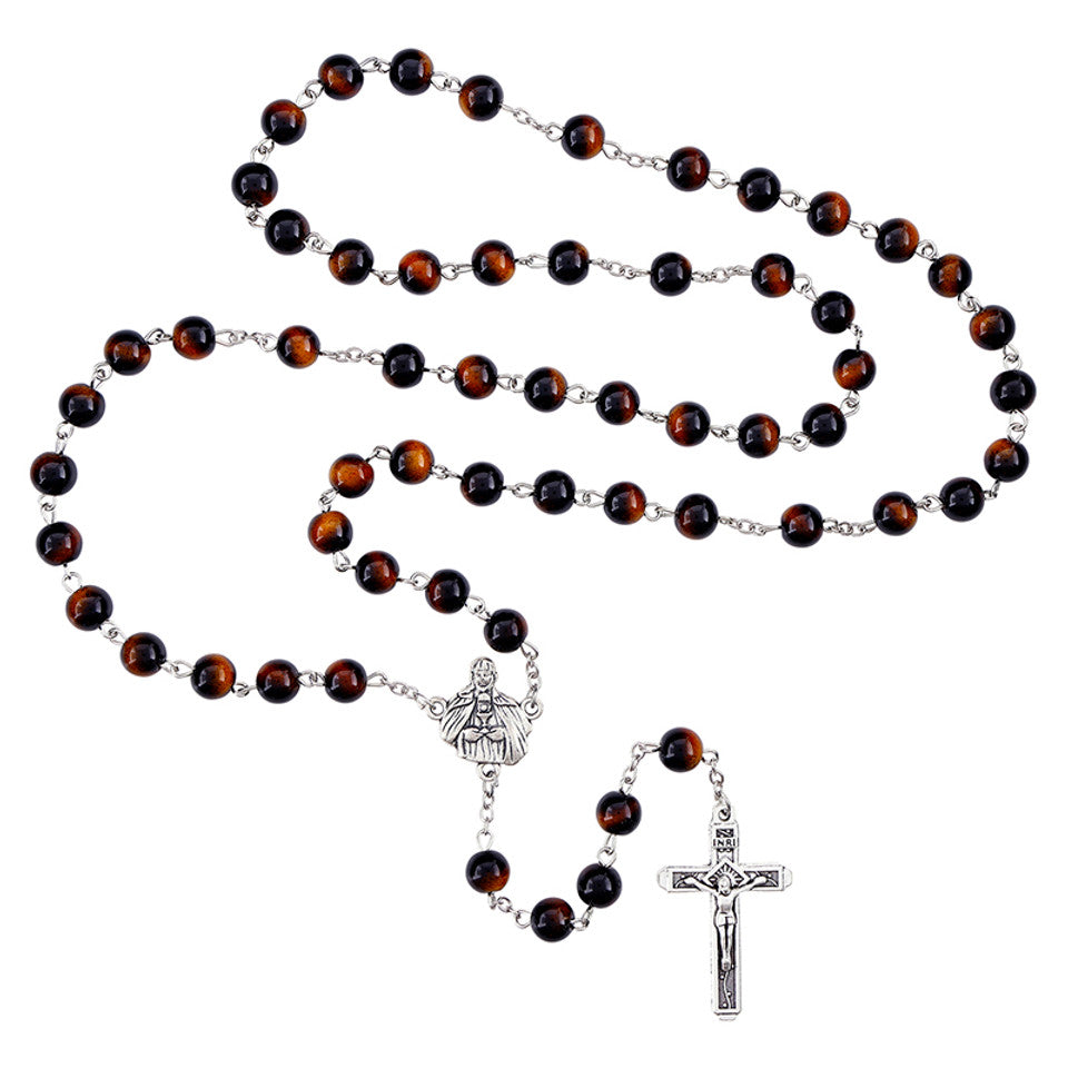 FREE St. Francis/St. Clare Marble Bead Rosary