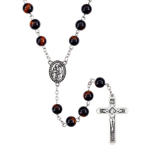 St. Joseph Marble Bead Rosary