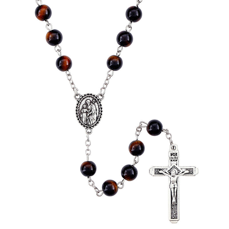 FREE St. Joseph Marble Bead Rosary