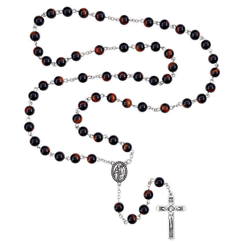 FREE St. Joseph Marble Bead Rosary
