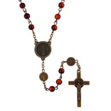 FREE St. Benedict Bronze Finish Rosary