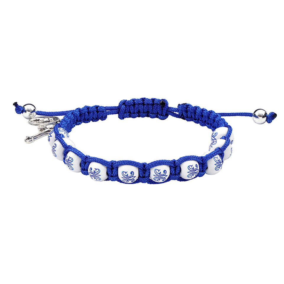 FREE Ave Maria Macrame Rosary Bracelet