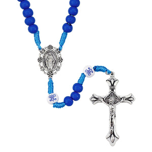 FREE Ave Maria Corded Wood Rosary
