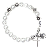 FREE Blessed Mother Pearl and Flower Bracelet