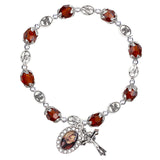 FREE St. Pio Crystal Medal Bracelet